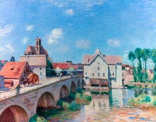 Broen ved Moret, 1893
