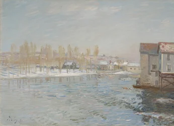 The Loing and the Mills of Moret, Sneeffekt, 1891