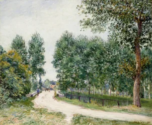 Saint-Mammes-stien, morgen; The Way of Saint-Mammes, Morgen, 1890