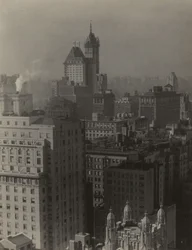 Fra værelse 3003 - Udsigt mod nordvest - Shelton Hotel, New York