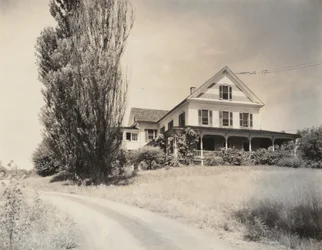 Hus og popler, Lake George