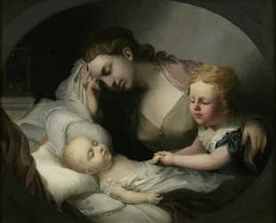 Moder begræder over sit barn, 1824