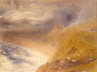 Harlech Castle, 1857