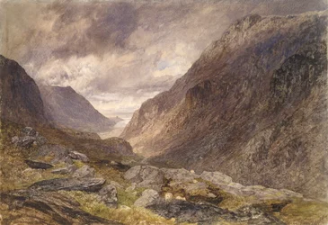 Pass of Llanberis, c1853