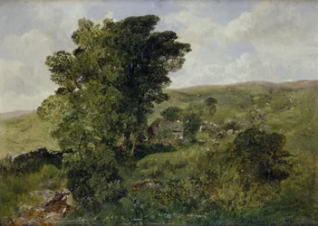 Udsigt over Nantlle, Caernarvonshire, 1855