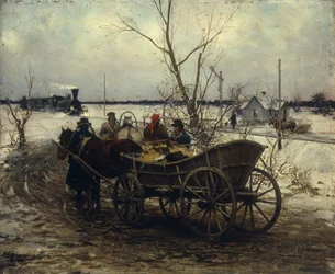 At møde toget