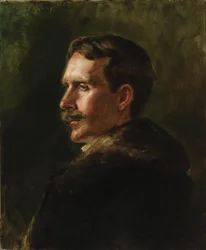 Pelsfrakken, ca. 1898.