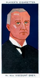 Edward Grey, 1. Viscount Gray af Fallodon, britisk politiker, 1926.
