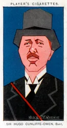 Sir Hugo Cunliffe-Owen, britisk forretningsmand, 1926.