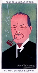 Stanley Baldwin, 1st Earl Baldwin, britisk premierminister, 1926.
