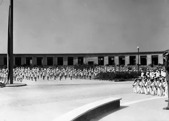 Villa Rosa Maltoni Mussolini: træning af unge studerende (s/h foto)