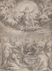 Jomfruens himmelfart, 1574-99.