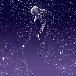 Star Eater – mørkeblå til lilla farveovergang
