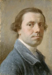 Allan Ramsay, 1713 - 1784. Kunstner (selvportræt)