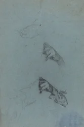 Håndstudier [verso]