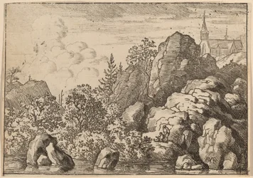 Kirke på en Bakke, sandsynligvis ca. 16451656.