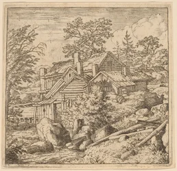 Hamlet på en bjergside