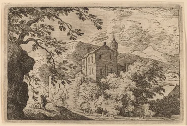 Stort hus med et tårn