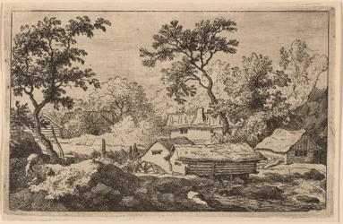 Mølle under et vandfald