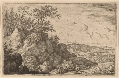 Bonde med sin hund, sandsynligvis ca. 16451656.