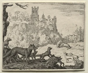 Reynard the Fox: Reynard og grævlingen tager af sted til retten.