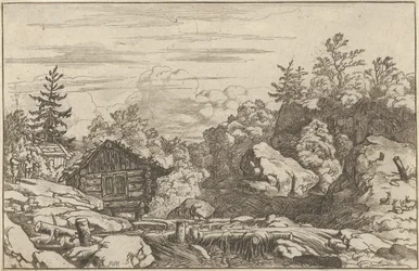 Hytterne ved banken, 1600-tallet.
