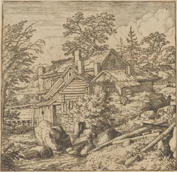 The Hamlet on the Mountain Side, midten af det 17. århundrede., midten af det 17. århundrede.
