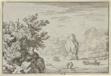 Klippen i midten af floden, 1600-tallet.