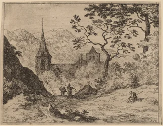 The Steeple, sandsynligvis ca. 16451656.