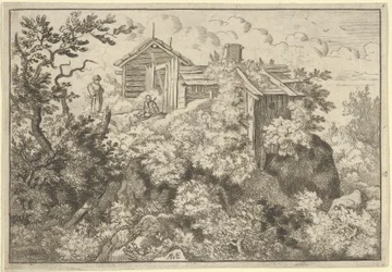 De tre hytter på bakken, 1600-tallet.