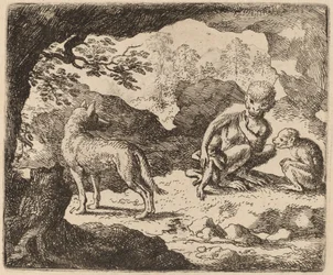 Ulven og aberne