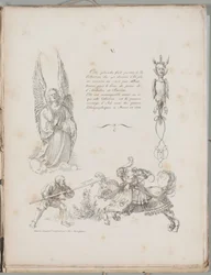 Litografiens kunst: Tre motiver fra Dürers bønnebog, plade V