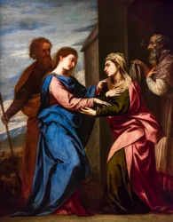Besøgelsen, ca. 1655 (olie på lærred)