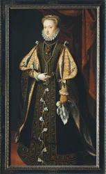Portræt af Anna af Østrig, dronning af Spanien og Portugal (maleri)