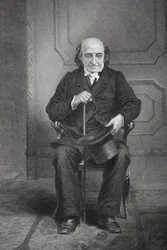 Portræt af Albert Gallatin (1761-1849) (litho)