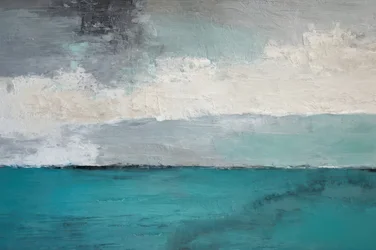Teal Ocean Horizon