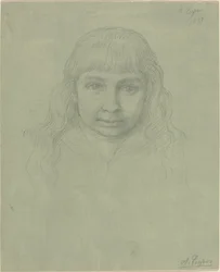 Hoved af et barn, 1893.