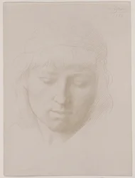 Hoved af en mand, 1886.