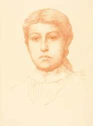 Hovedet af en ung pige (Tete de jeune fille)
