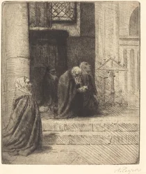 Interiør af en kirke (Interieur d