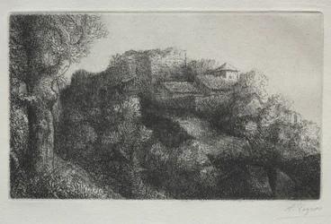 Landskab (med bygninger)