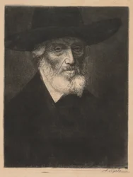 Stort portræt af Thomas Carlyle