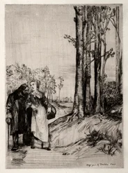 Rekonvalescentens Promenade, ca. 1861.