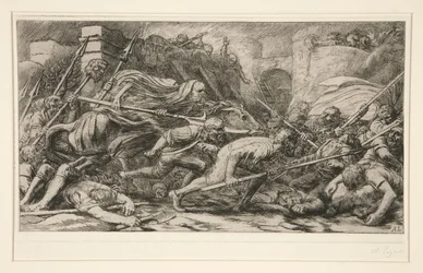 Le Triomphe de la Mort: Apres le Combat (Dødens Triumf: Efter slaget)