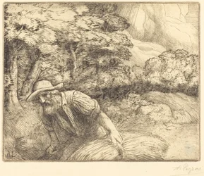 Mand fouragerer