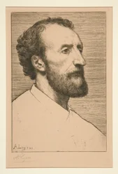 Portræt af Jules Dalou