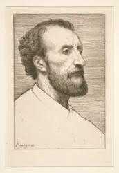 Portræt af Jules Dalou