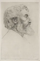 Portræt af Sir Frederick Leighton (første plade)
