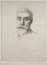 Portræt af Sir Hiram S. Maxim.
