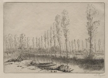 Nær Amiens, tørvemoserne